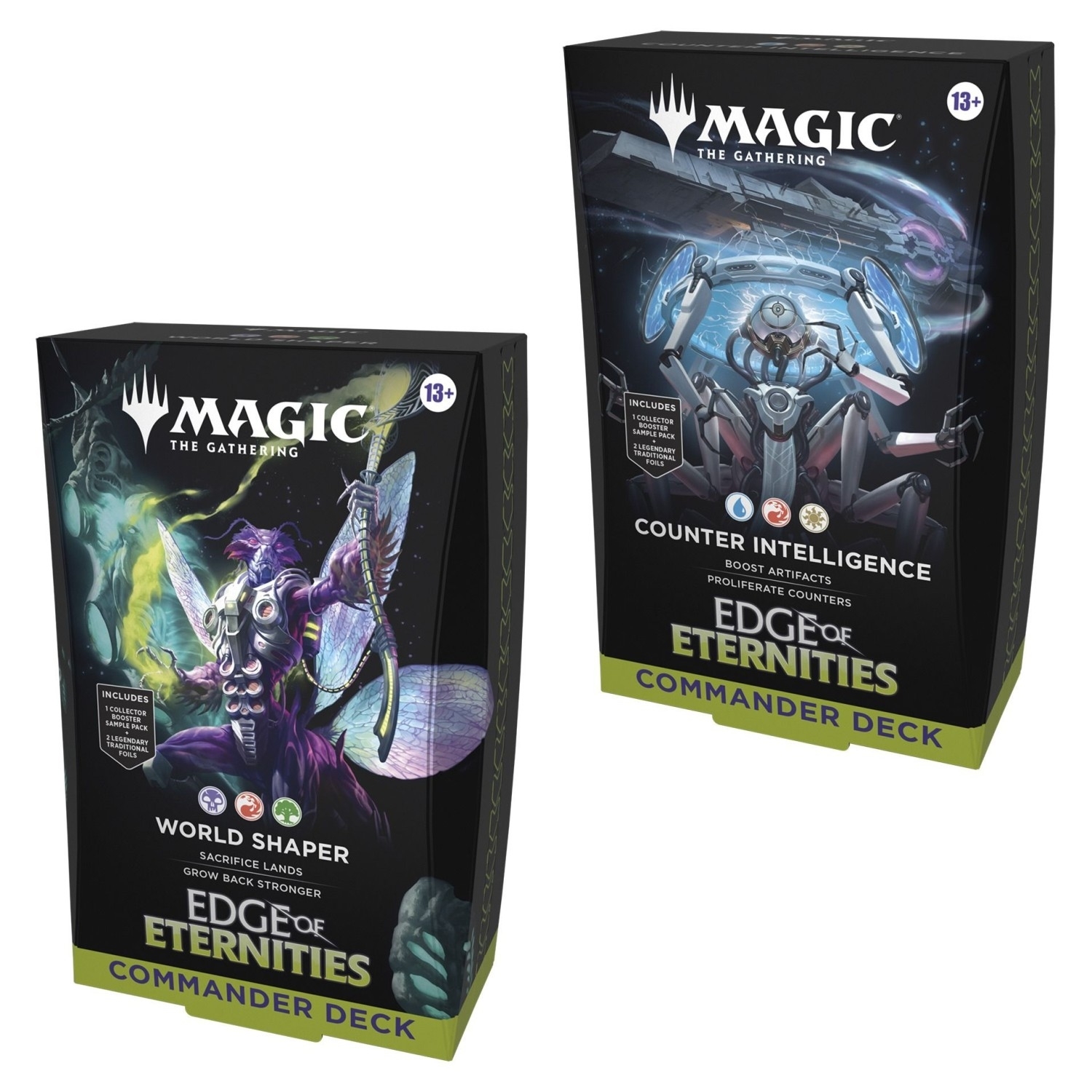 Magic the Gathering Edge of Eternities Commander Deck Set of 2