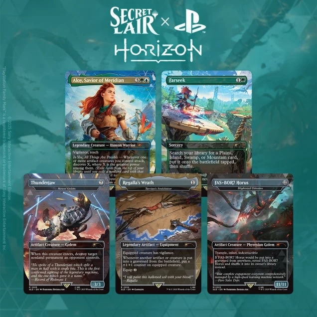 Magic the Gathering Secret Lair x Horizon: Into the Forbidden West