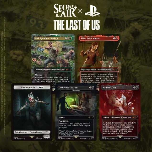 Magic the Gathering Secret Lair x The Last of Us Part 1