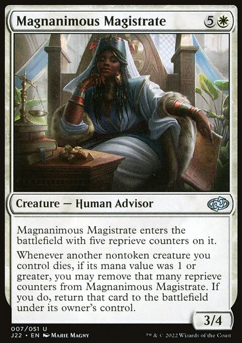 Magnanimous Magistrate