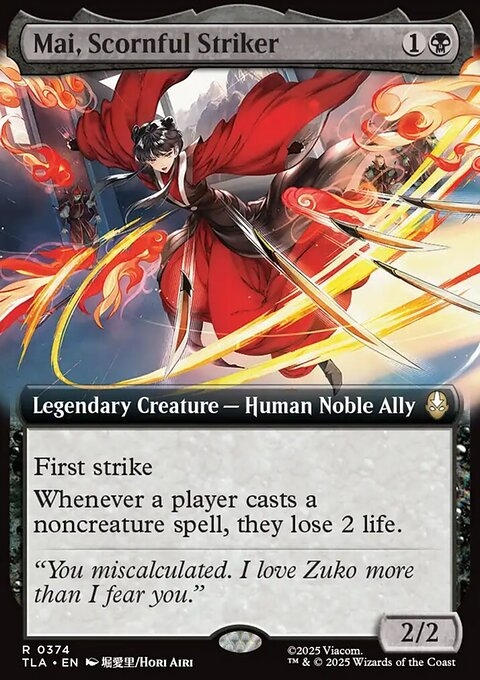 Mai, Scornful Striker