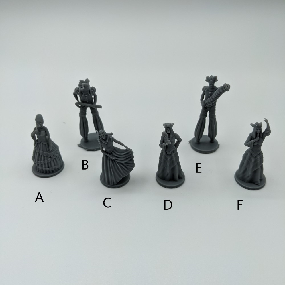 Marquerades set of 6 by Black Scrolls Games