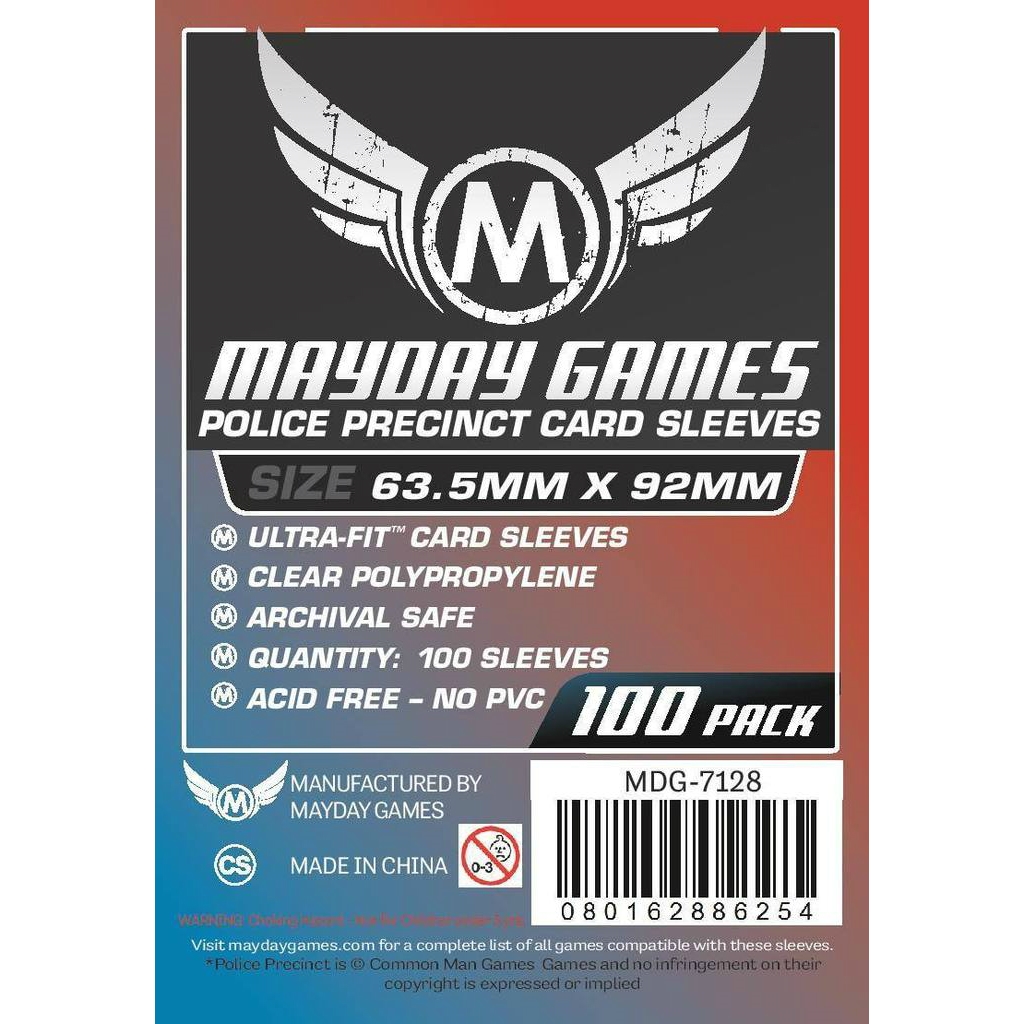 Mayday Games Card Sleeves 63.5x92mm (100 Pack)