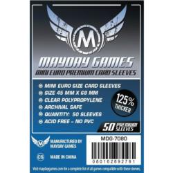 Mayday Games Mini Euro Premium Card Sleeves 45x68mm (50 Pack)