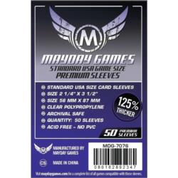 Mayday Games Standard USA Premium Sleeves 56x87mm (50 Pack)