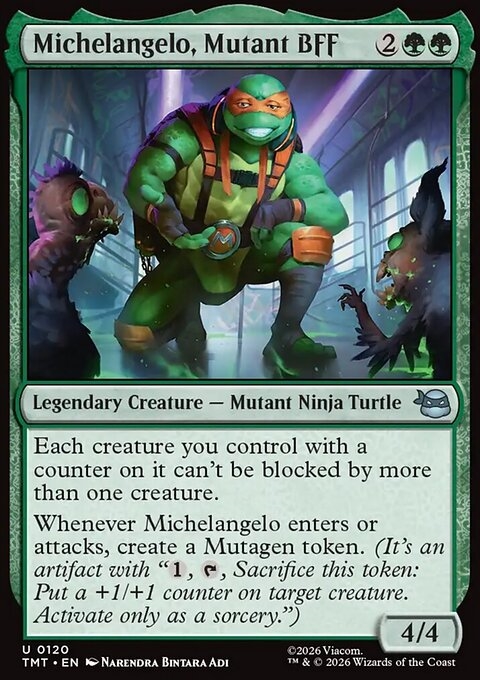 Michelangelo, Mutant BFF