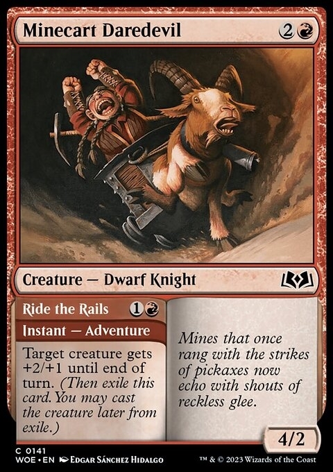 Minecart Daredevil // Ride the Rails