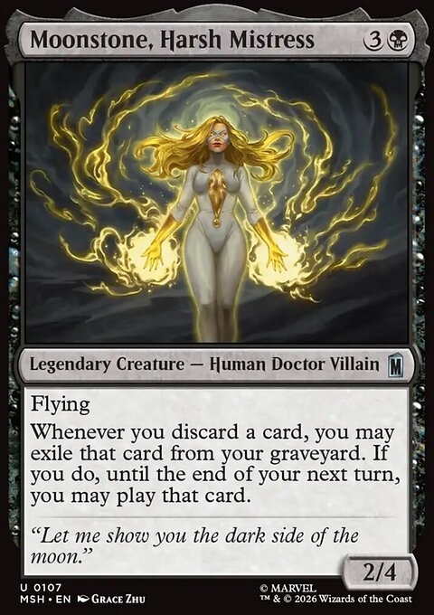 Moonstone, Harsh Mistress