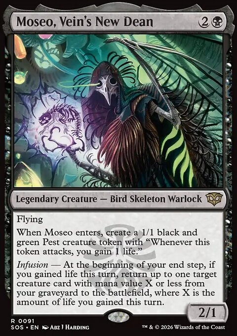 Moseo, Vein's New Dean