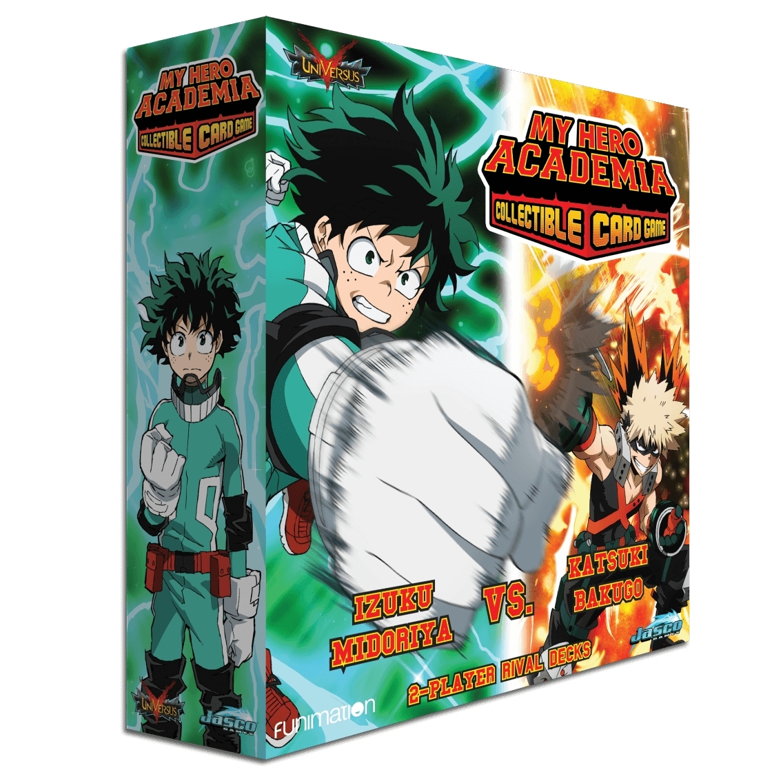 My Hero Academia CCG Izuku Midoriya vs Katsuki Bakugo 2-Player Rival Box