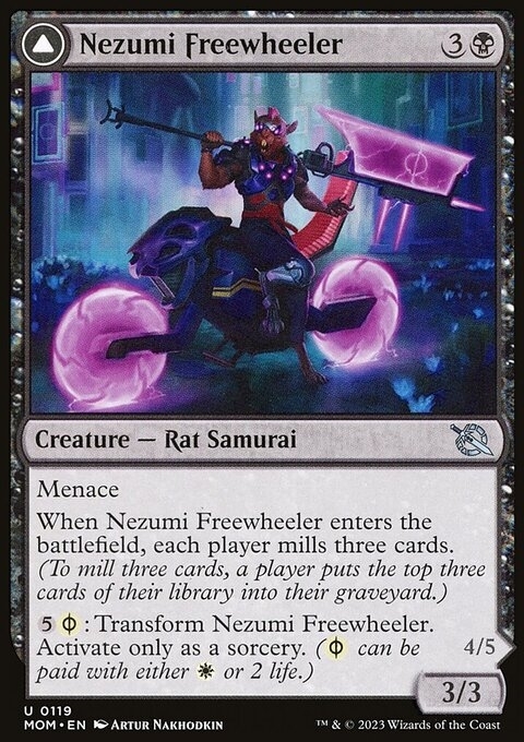 Nezumi Freewheeler // Hideous Fleshwheeler