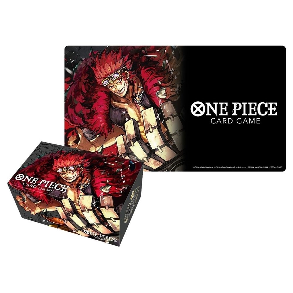 One Piece Card Game Playmat and Storage Box Set Eustass 