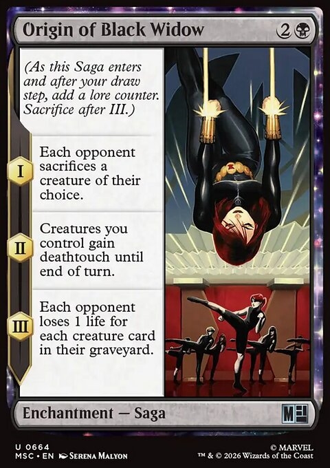 Origin of Black Widow