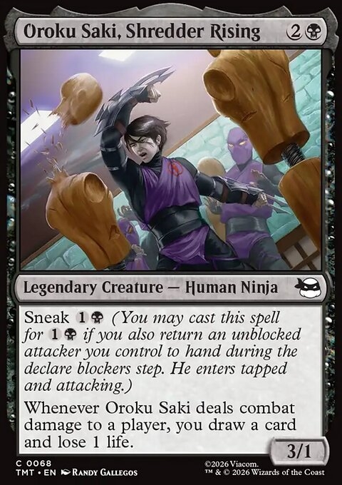 Oroku Saki, Shredder Rising