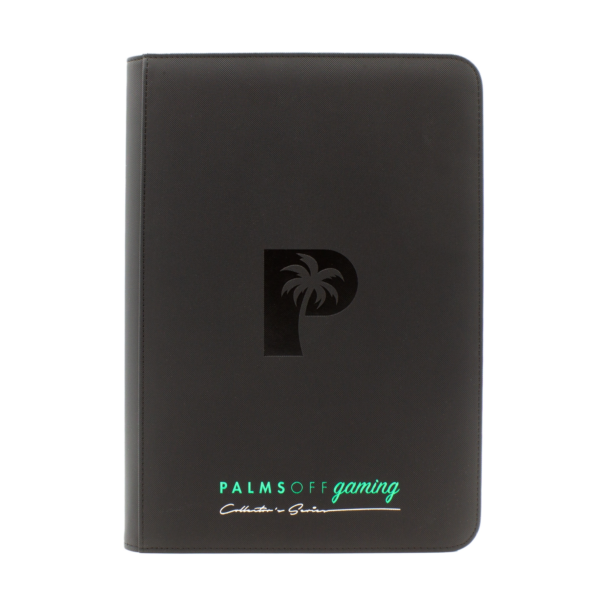 Palms Off Gaming Collector's Series 9-Pocket Zip Trading Card Binder - Black