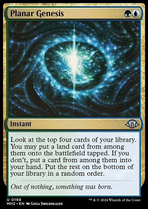 Planar Genesis