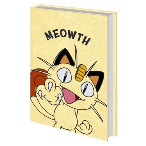 Pokemon Meowth Plush A5 Premium Notebook