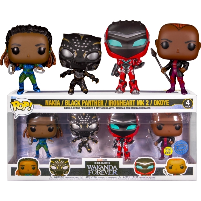 POP Black Panther 2: Wakanda Forever 4 Pack (RS)