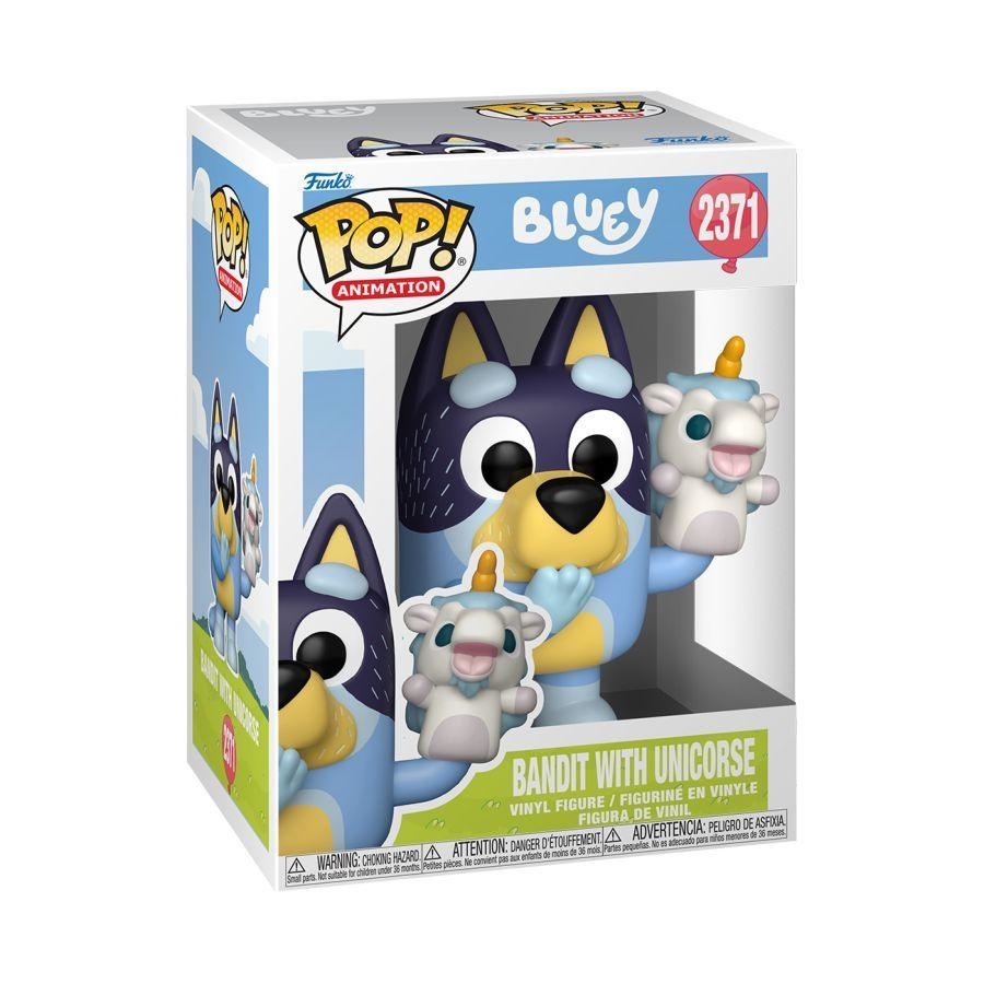POP Bluey - Bandit with Unicorse #2371