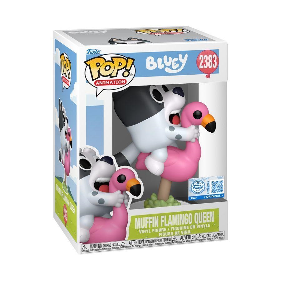 POP Bluey - Muffin Flamingo Queen #2383