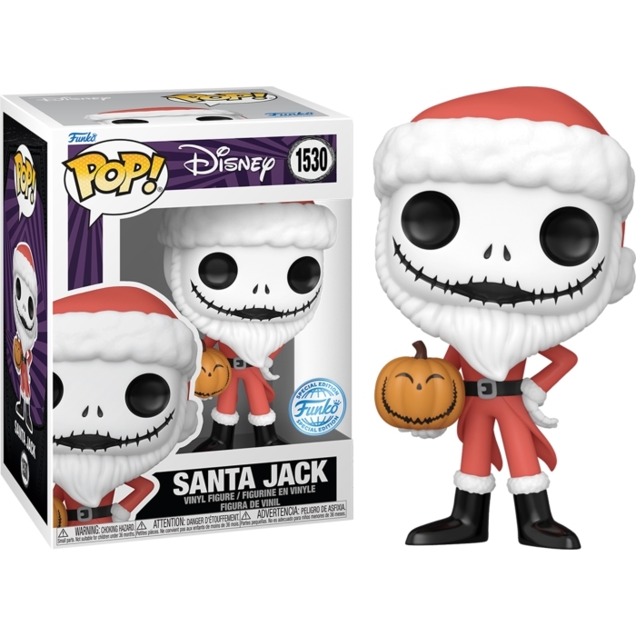 POP Disney Nightmare Before Christmas - Santa Jack with Jack-o-lantern #1530