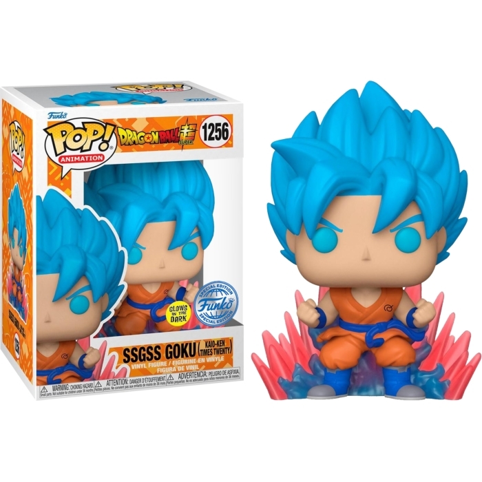 POP Dragon Ball Super SSGSS Goku (Kaio-Ken Times Twenty) Glow