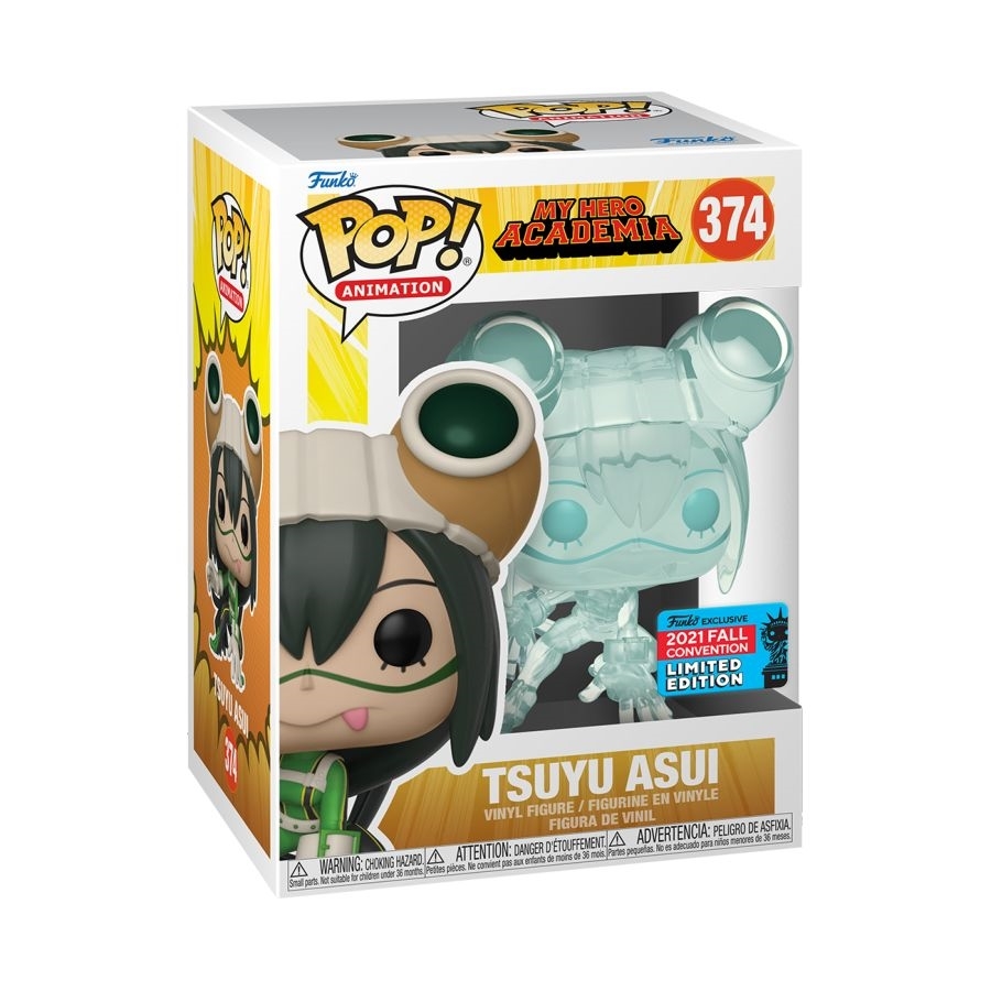 POP My Hero Academia Tsuyu Asui Translucent NYCC 2021 (RS) *BOX DAMAGED*