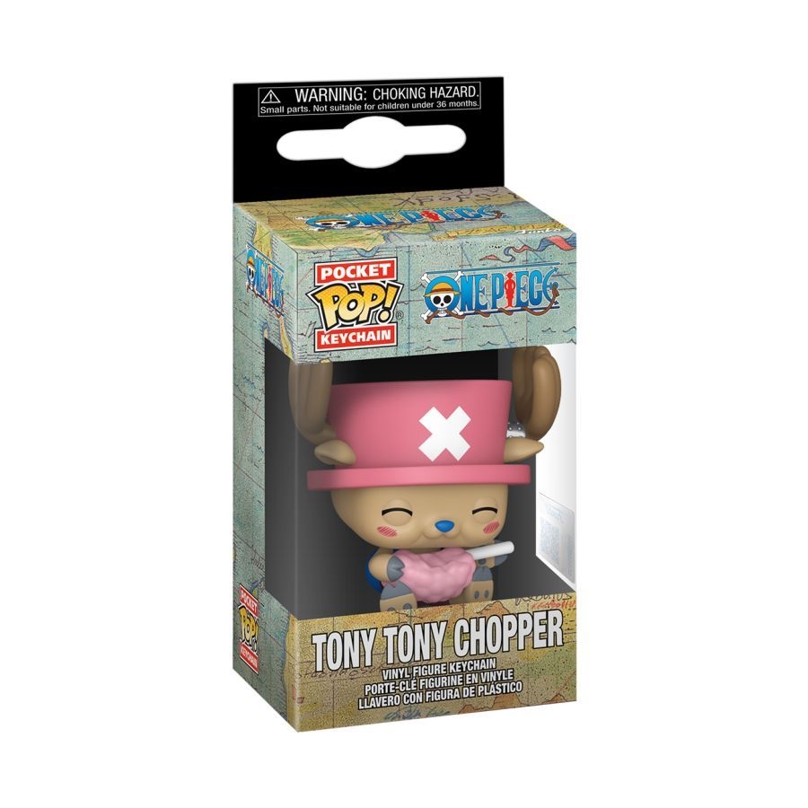 POP Pocket Keychain One Piece Tony Tony Chopper with Cotton Candy