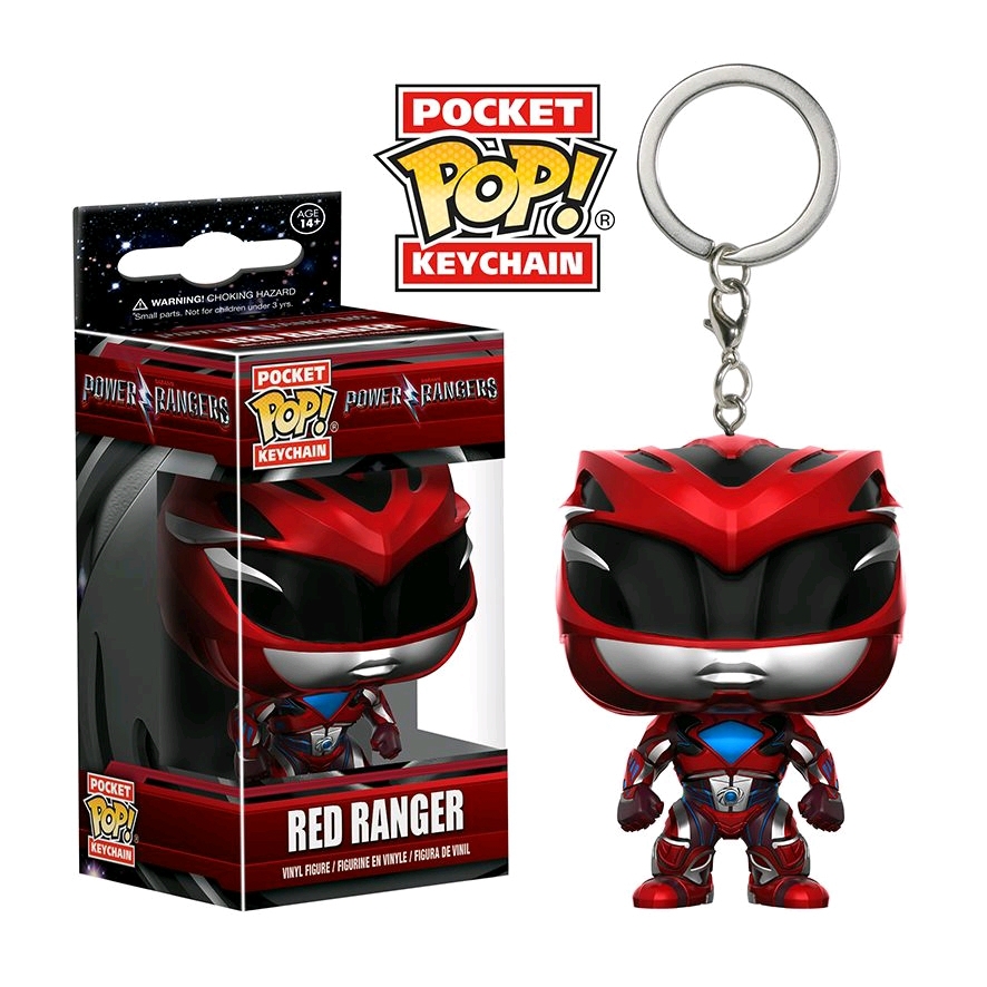 POP Pocket Keychain Power Rangers Red Ranger