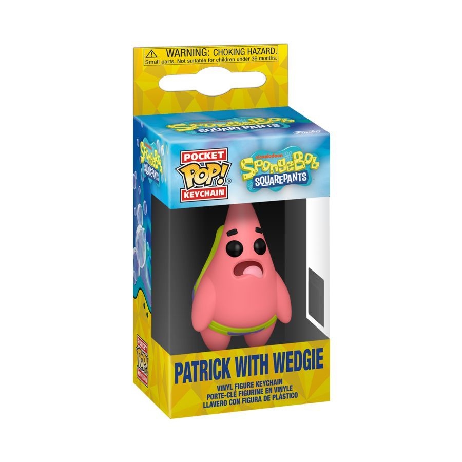 POP Pocket Keychain Spongebob Squarepants Patrick with Wedgie