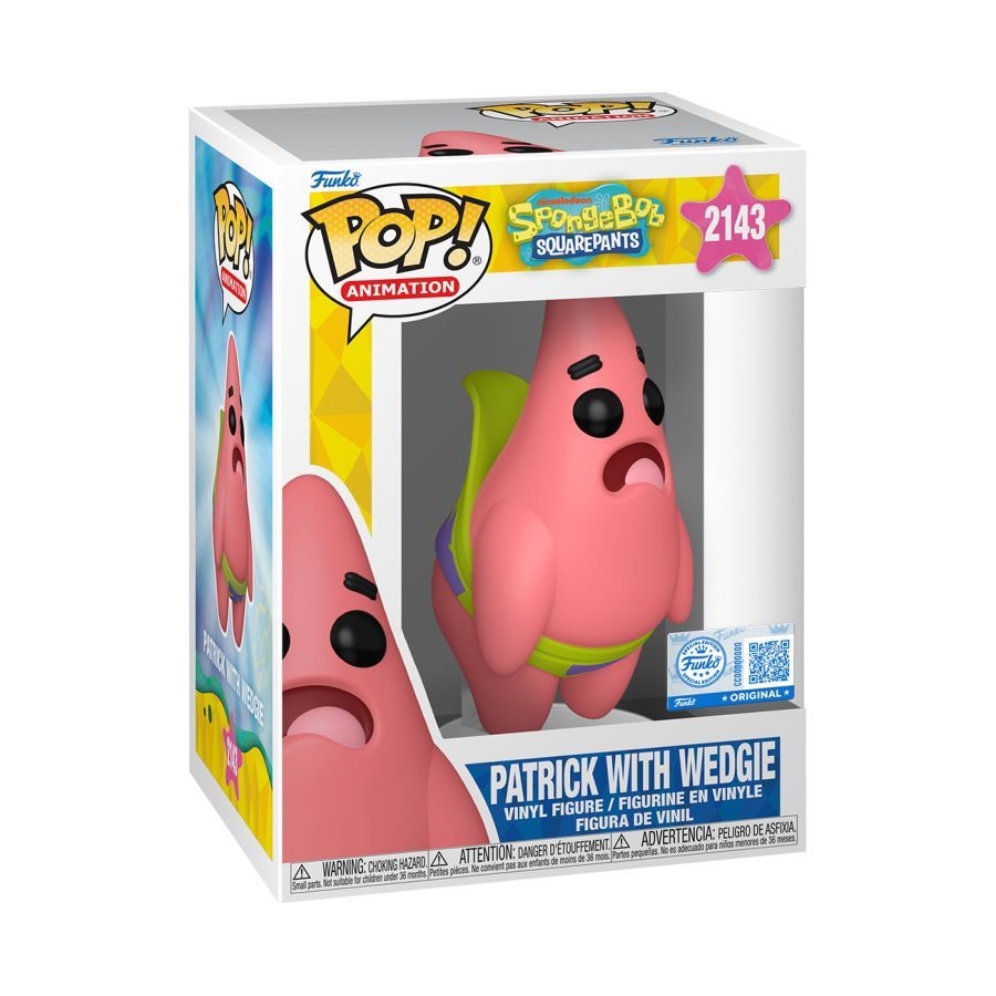 POP Spongebob Squarepants Patrick with Wedgie #2143