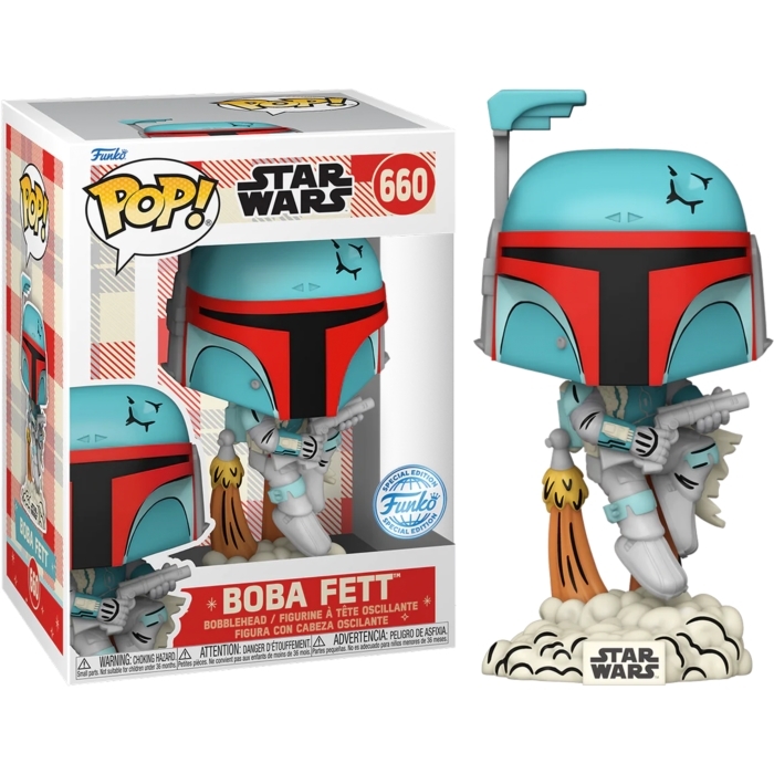 POP Star Wars Disney 100th Boba Fett Retro Reimagined