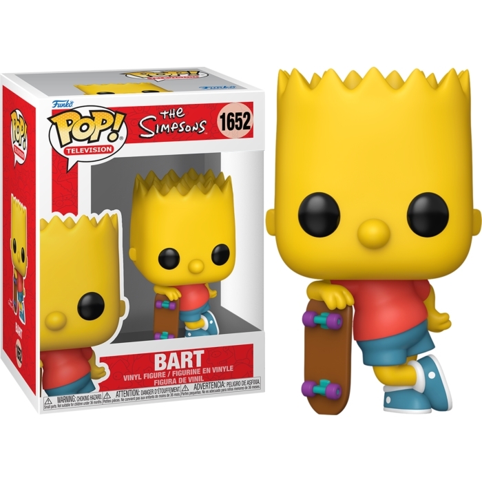 POP The Simpsons Bart with Skateboard #1652