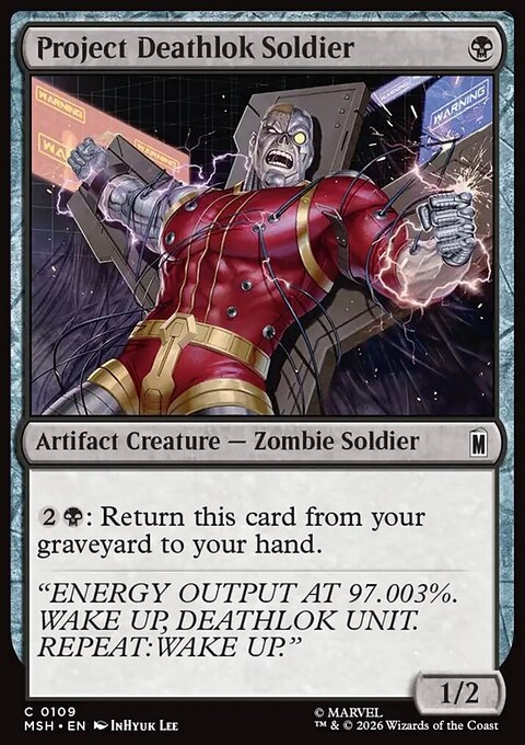 Project Deathlok Soldier