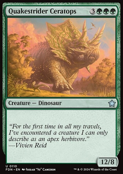Quakestrider Ceratops