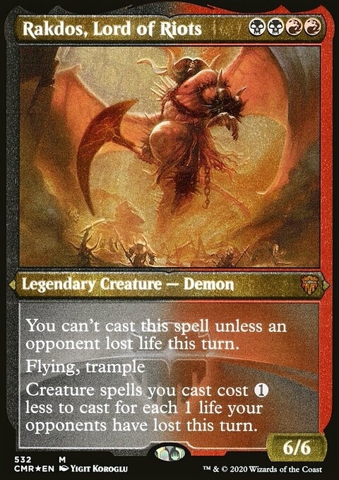 Rakdos, Lord of Riots (Foil Etched)