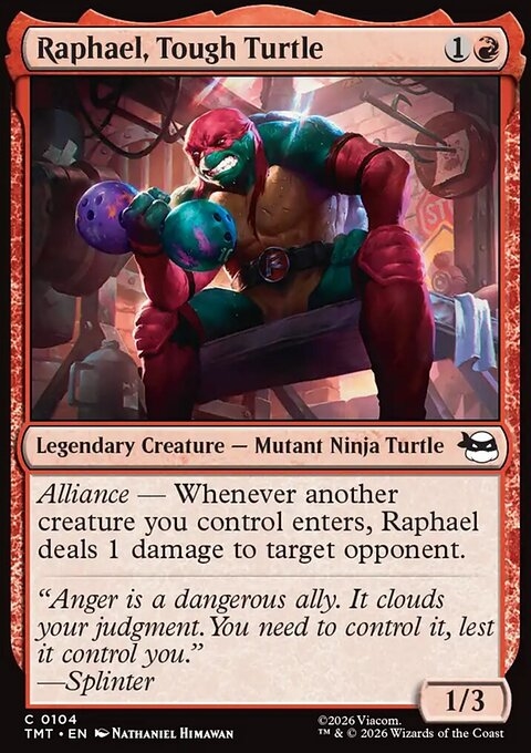 Raphael, Tough Turtle