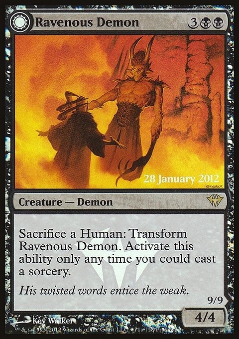 Ravenous Demon // Archdemon of Greed