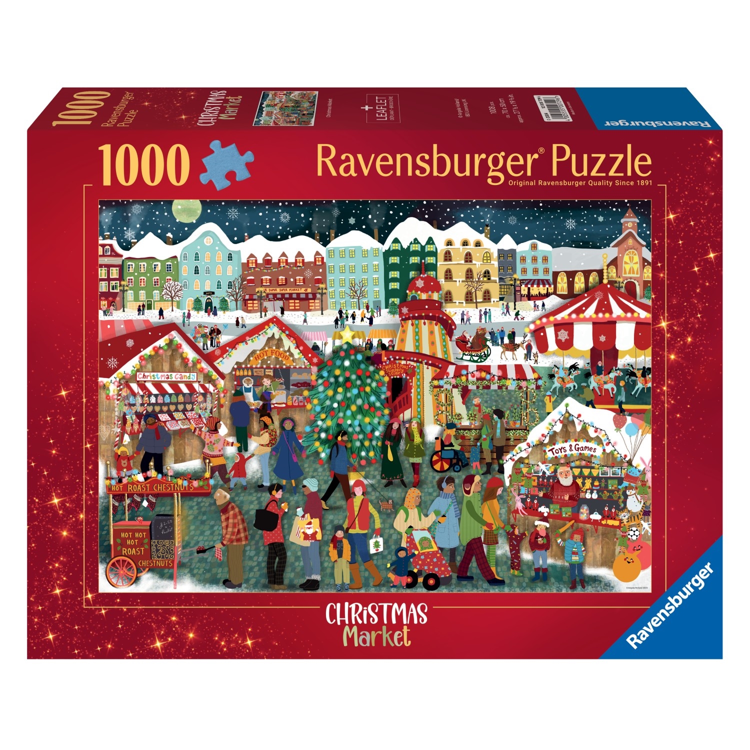 Ravensburger - Christmas Market Puzzle 1000 Pieces