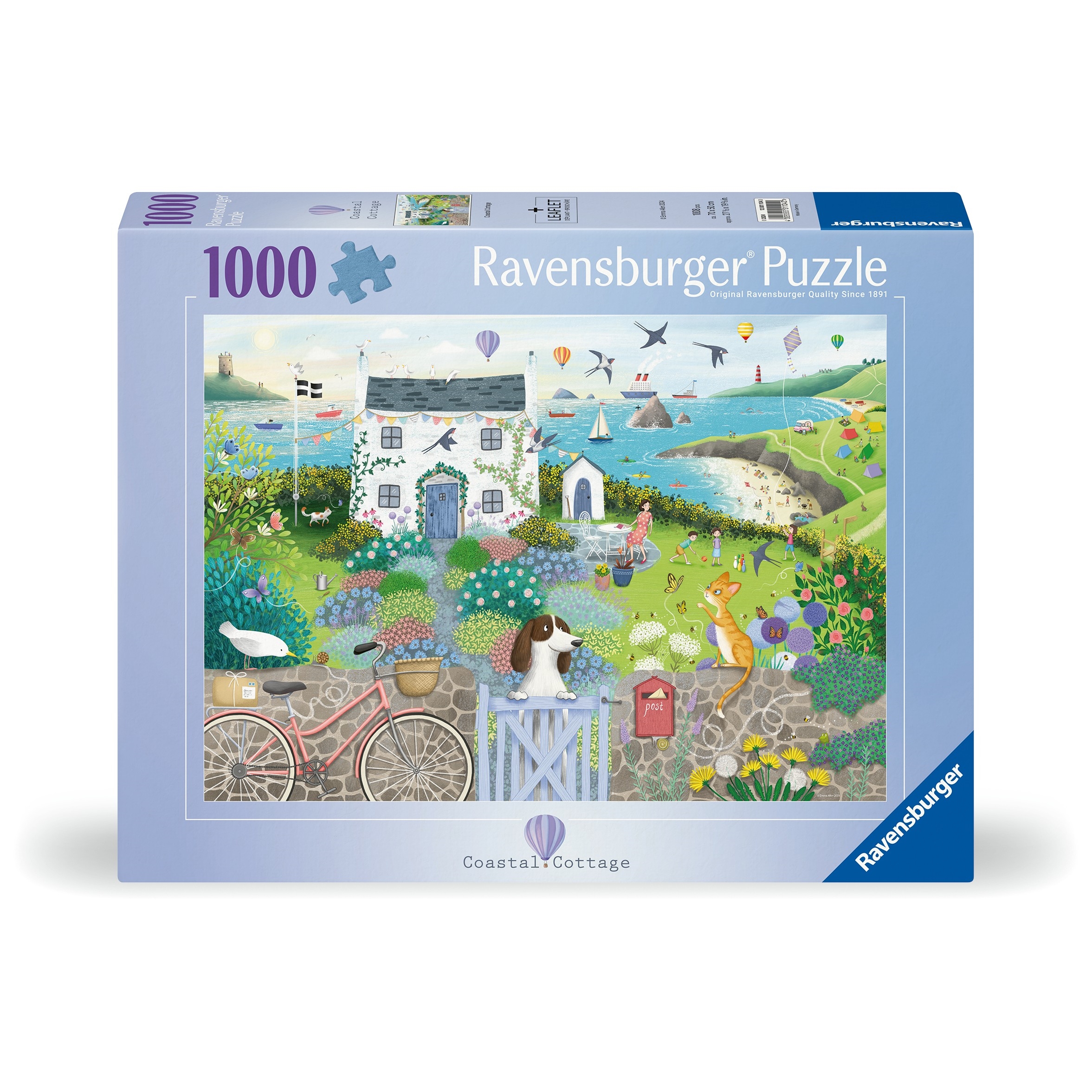 Ravensburger - Coastal Cottage Puzzle 1000 Pieces