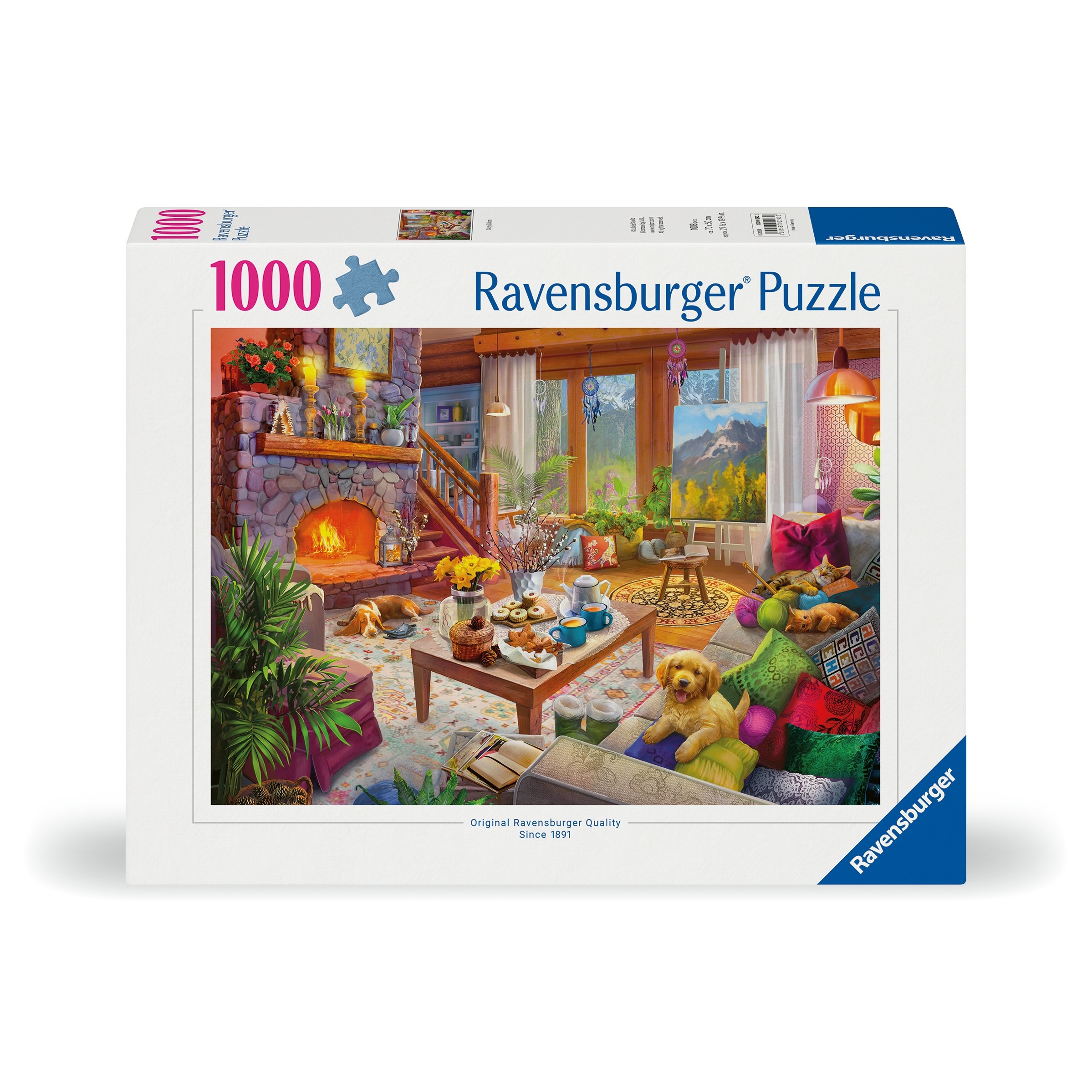 Ravensburger - Cozy Cabin Puzzle 1000 Pieces