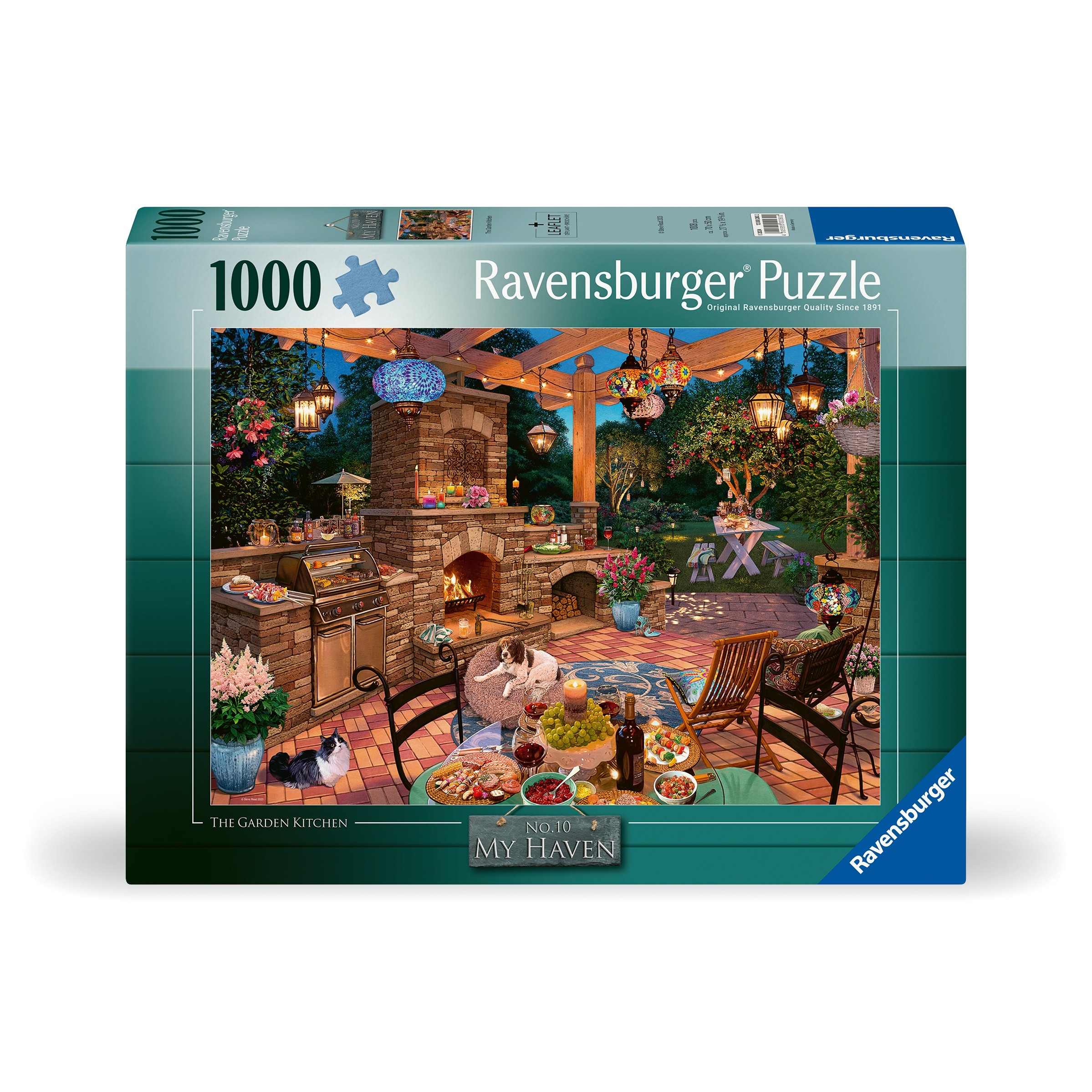 Ravensburger - My Haven No 10 The Garden Kitchen Puzzle 1000 Pieces