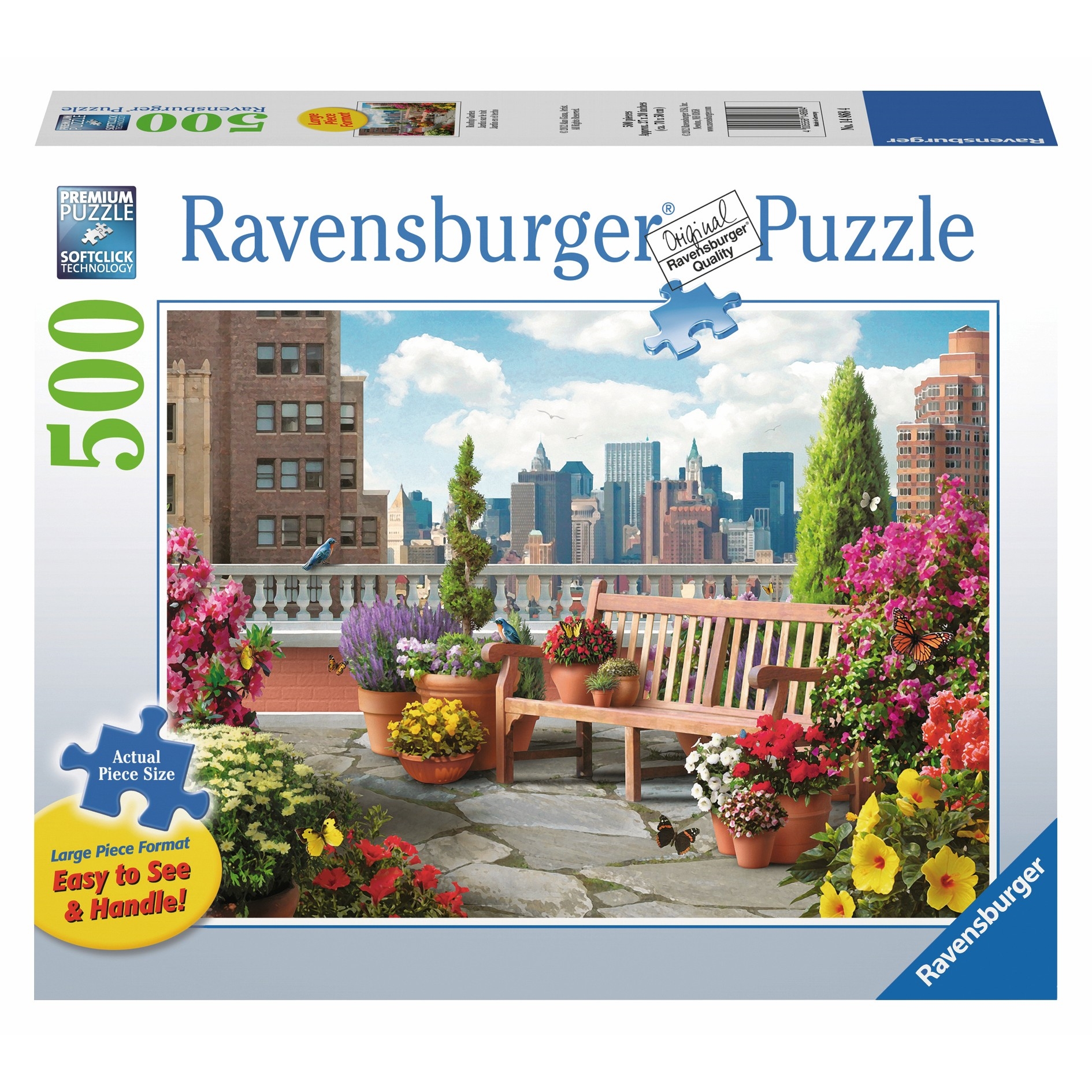 Ravensburger - Rooftop Garden Puzzle 500 Pieces