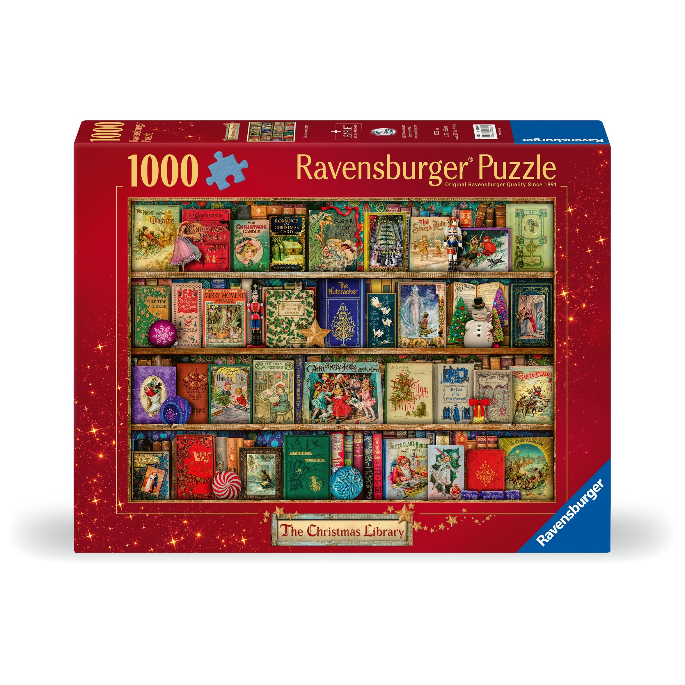 Ravensburger - The Christmas Library Puzzle 1000 Pieces