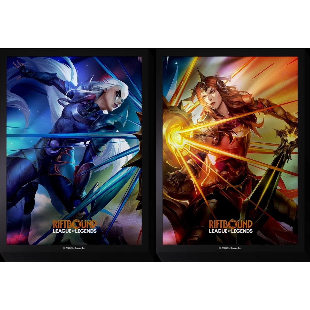 Riftbound TCG 100 Art Sleeves - Diana vs Leona