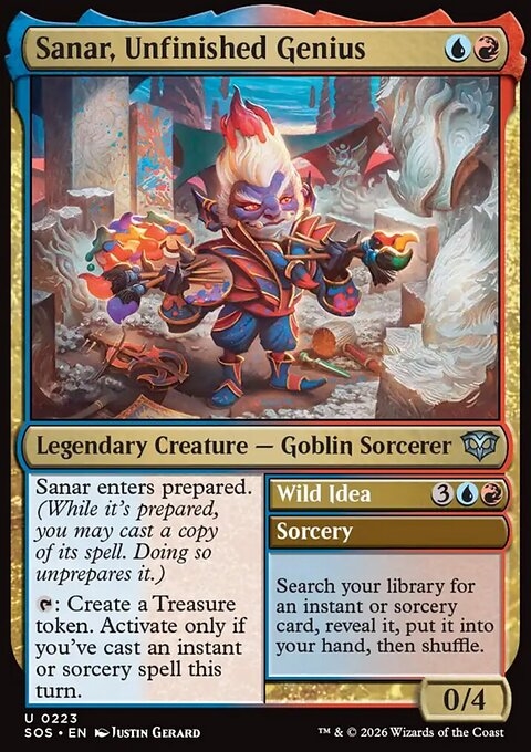 Sanar, Unfinished Genius // Wild Idea