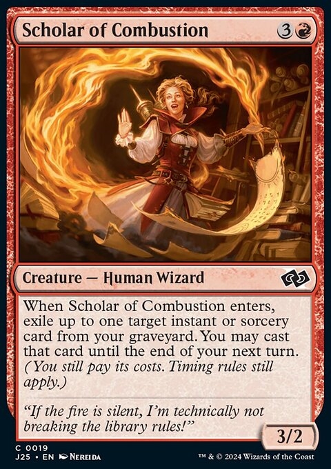 Scholar of Combustion