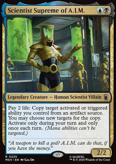 Scientist Supreme of A.I.M.