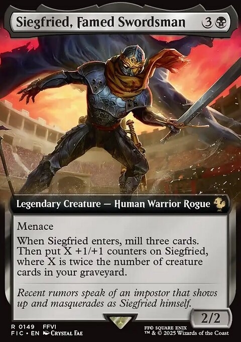 Siegfried, Famed Swordsman