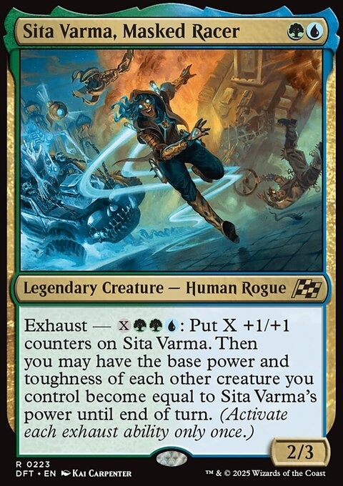Sita Varma, Masked Racer